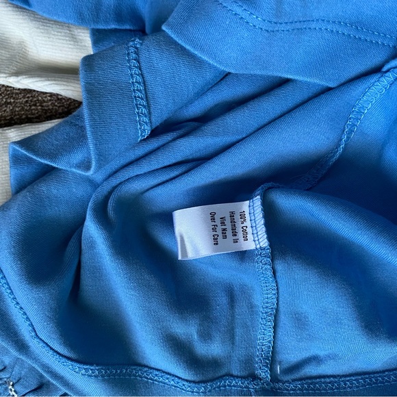 NWT Fantaisie Kids Smocked While Flower Cotton Top & White Pants - Picture 6 of 15